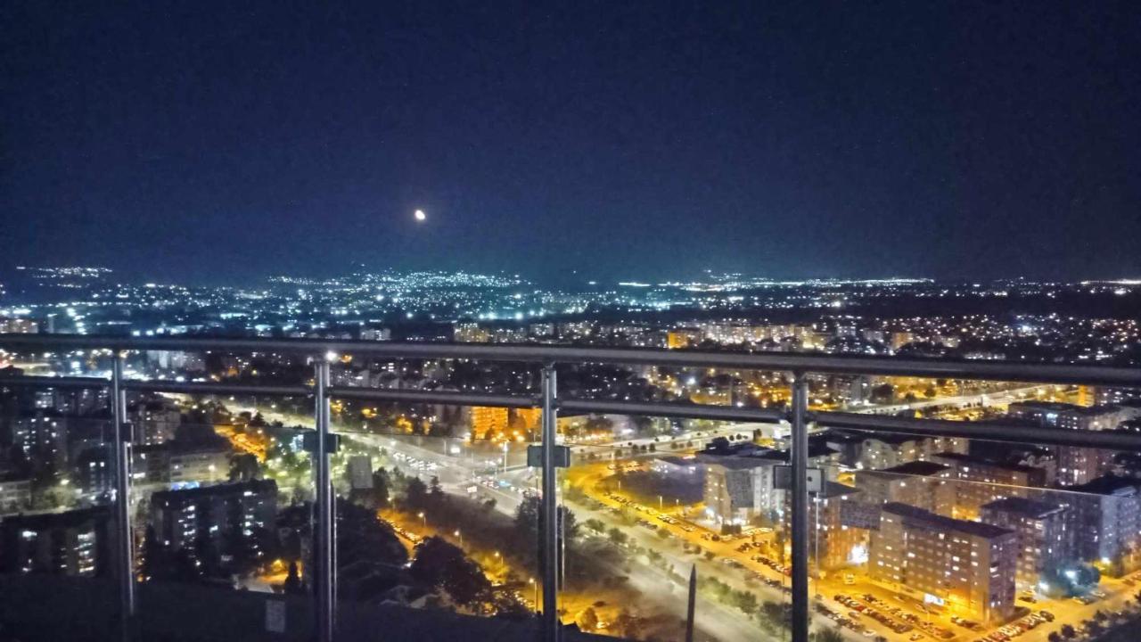 Sunrise Sky Lux Apartment, 33Rd Floor, Pool And Fitness Included Skopie Exterior foto