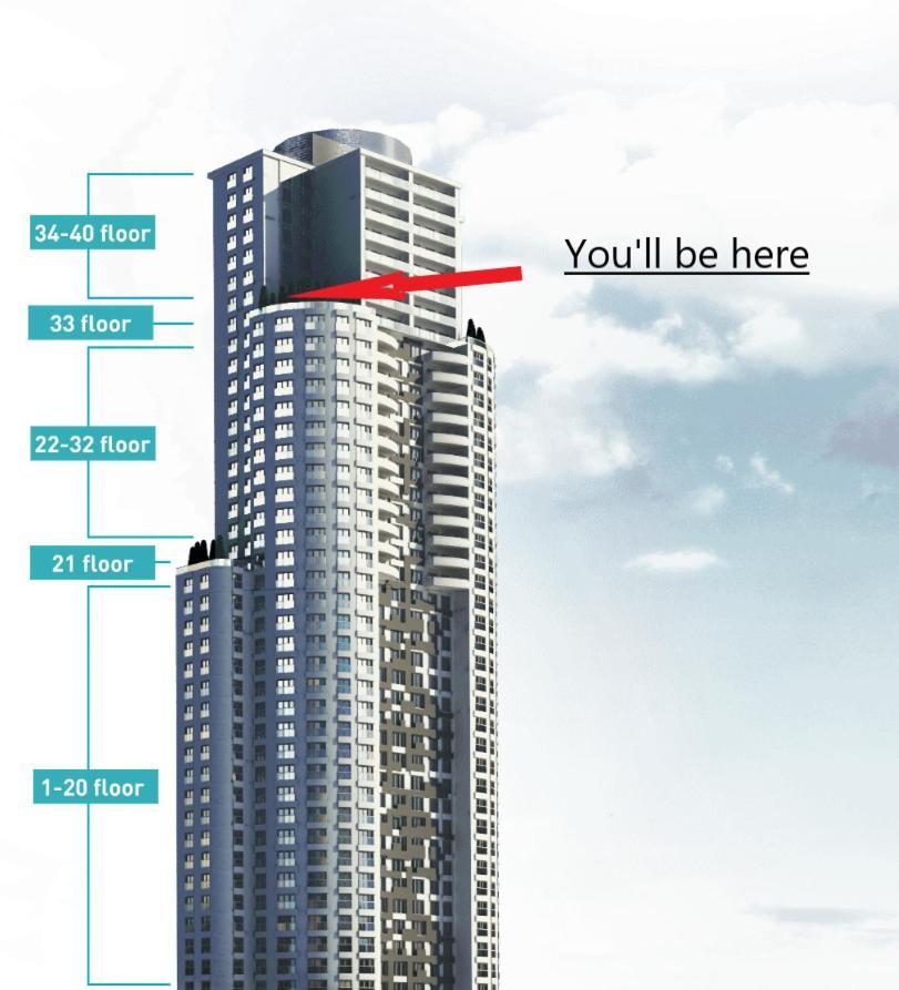 Sunrise Sky Lux Apartment, 33Rd Floor, Pool And Fitness Included Skopie Exterior foto